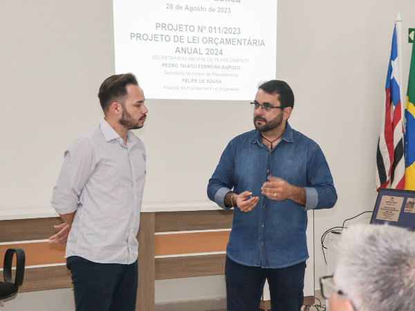 Prefeitura de Pedreiras realiza audiência pública para discutir Lei Orçamentária Anual - LOA de 2024.